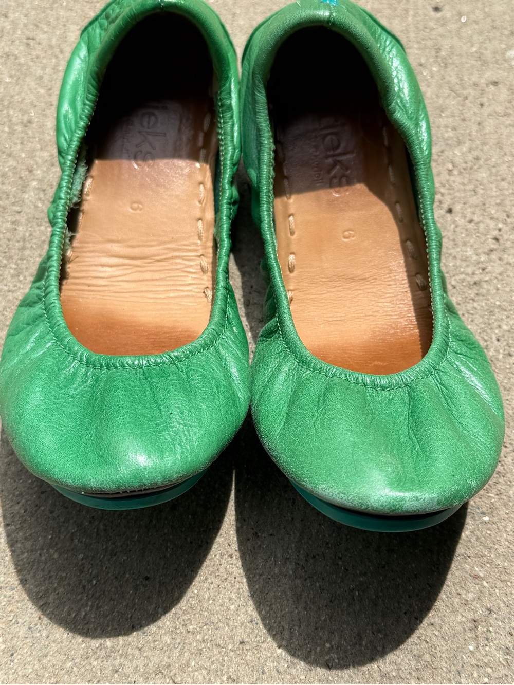 TIEKS by Gavrieli Clover Green Ballet Flats - Picture 2 of 7